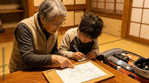 家庭の防災計画：祖母と孫が受け継ぐ備えの知恵