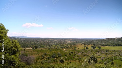 Vista panorámica de una dehesa de Madrid, España. Mayo de 2026.
