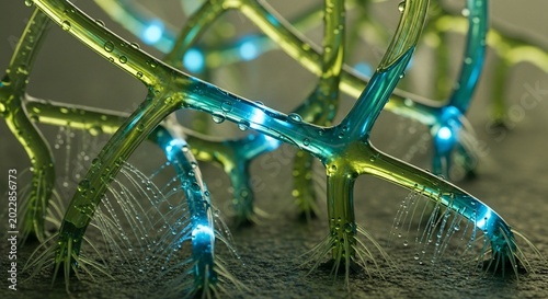 Abstract futuristic structure