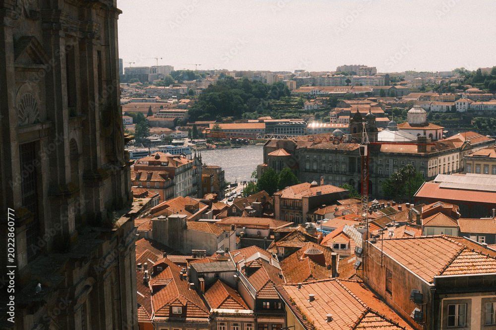Fototapeta premium Aerial of Porto, Portugal