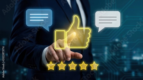 Customer Feedback Optimization: Digital Thumbs Up & Star Ratings
