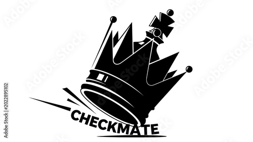 Konstfotografi Checkmate Chess King Crown Graphic Design