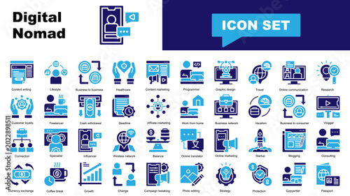 Photos Digital Nomad icon set