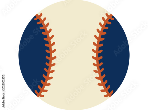 Konstfotografi An iconic image of a baseball featuring a distinct stitched pattern