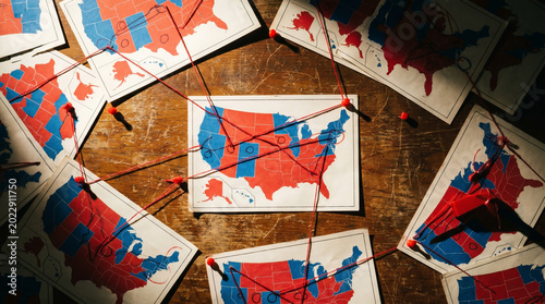 Government redistricting special session with USA electoral maps