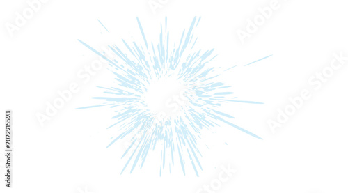 Cuadro en lienzo Abstract Burst of Light Energy Emanating from Center.