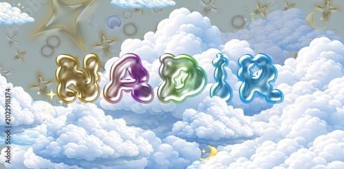Tableau sur toile Nadir name