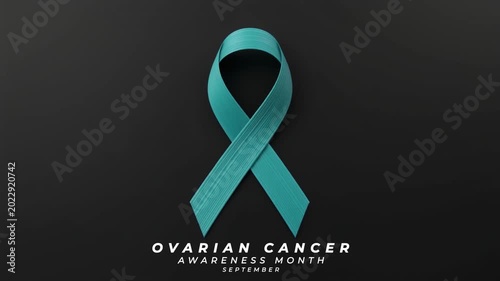Ovarian Cancer Awareness Month Regular Checkups Can Help Protect Women Health. Animation Video