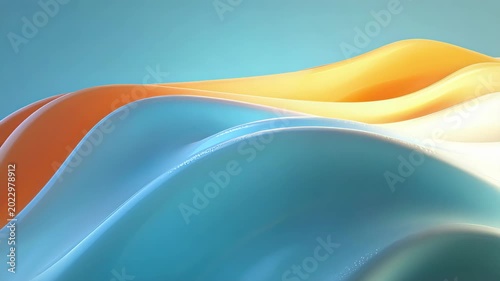 Abstract flowing colors, seamleass loop