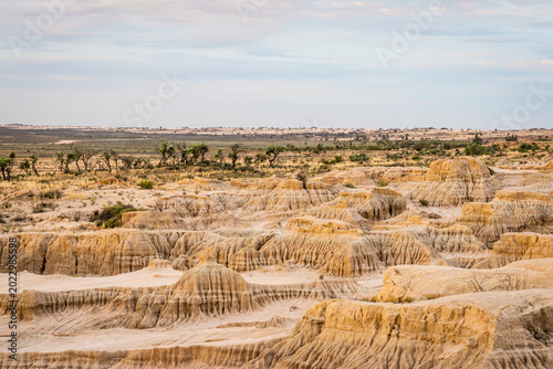 Fotografía Eroded Sand Badlands at Mungo National Park NSW Australia
