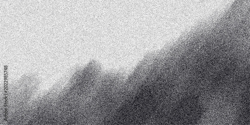Canvas Print Abstract monochrome textured background with grainy gradient effect and subtle o