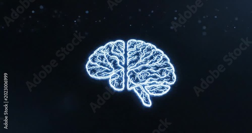 Abstract depiction of electric currents resembling neural pathways against a dark background