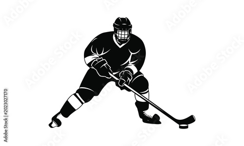 Photography Hockey silhouette, hockey vector, ice hockey illustration, hockey design pack, h