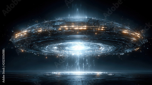 Anti-gravity concepts visualization showing levitation magnetic propulsion zero-gravity experiments futuristic physics technology and conceptual space engineering illustration