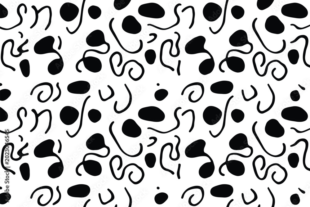 Fototapeta premium Abstract Organic Pattern Vector Illustration