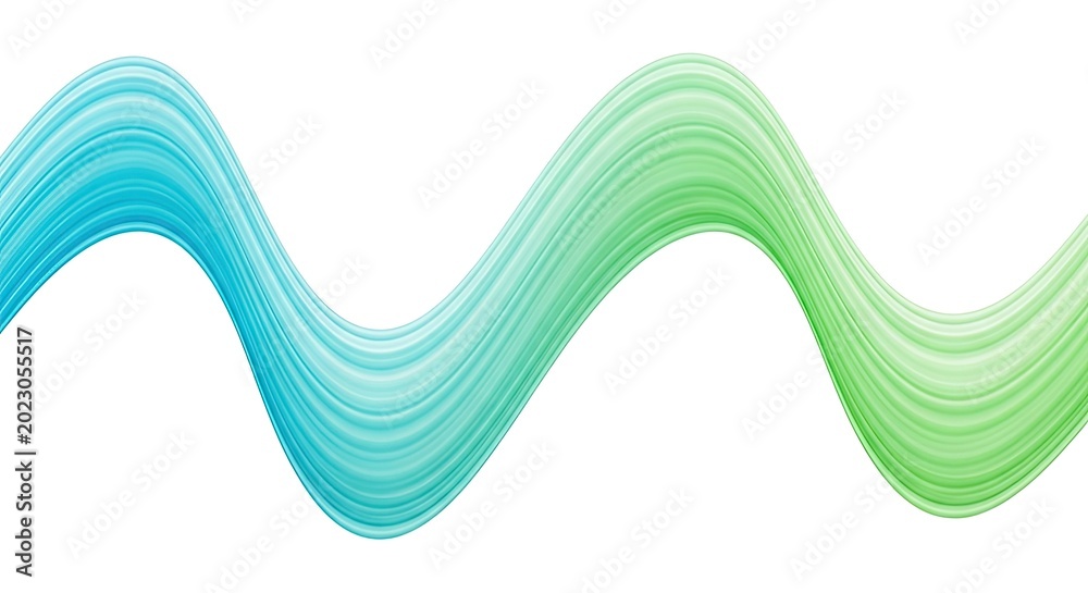 Fototapeta premium Abstract Gradient Wave Flow Background
