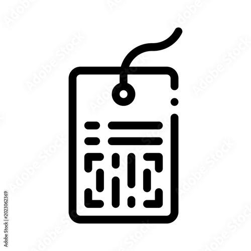 barcode line icon