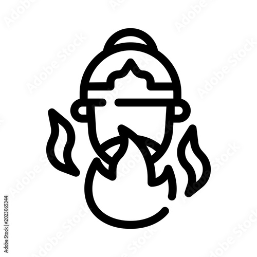 Photos ravan line icon