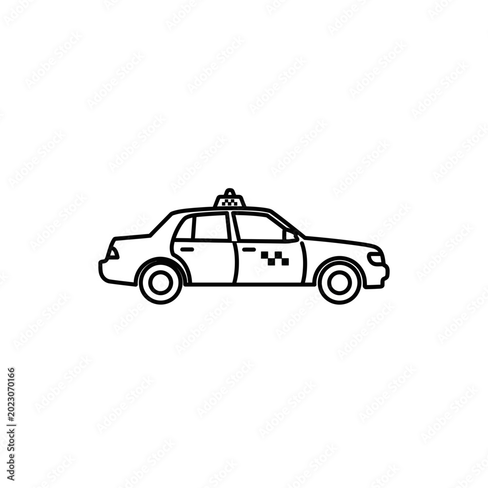 Fototapeta premium vector illustration of a car