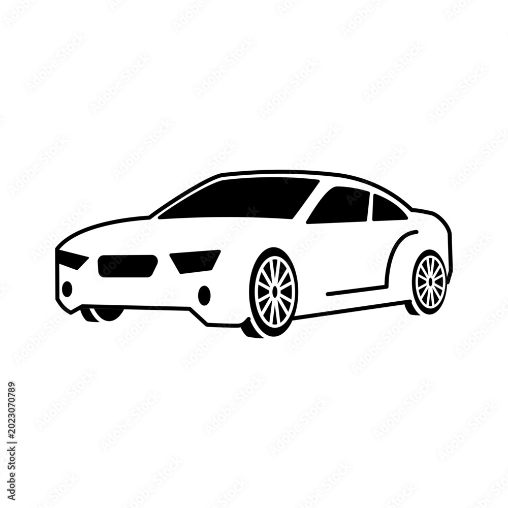 Naklejka premium Car Icon