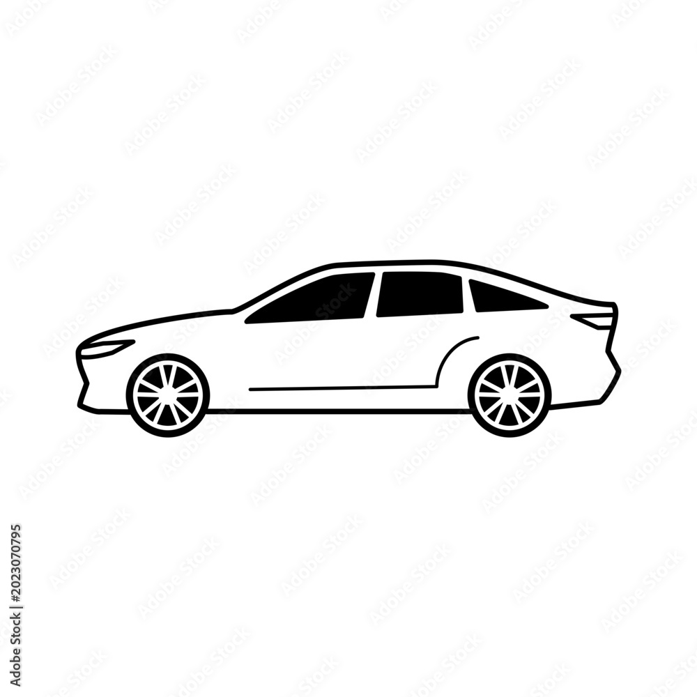 Naklejka premium Car Icon