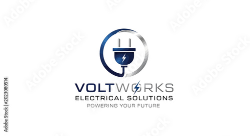 Fotografia Voltworks Electrical Solutions company logo.
