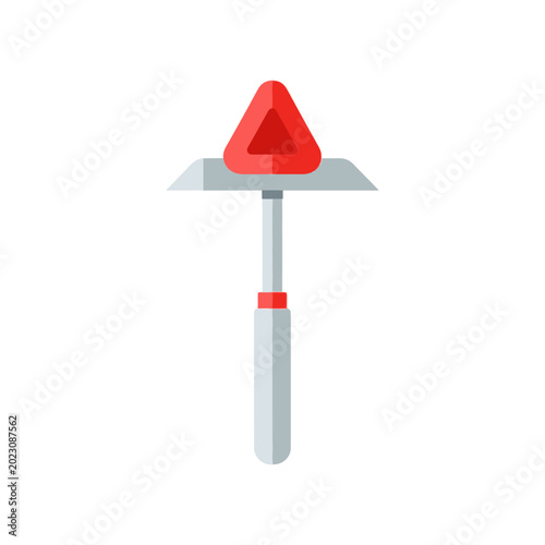 Taylor reflex hammer for neurological diagnostic medical testing