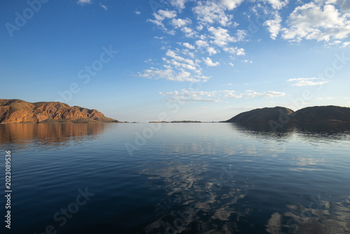 Landscape Scenery of the Australian outback - Lake Argyle	