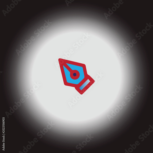 Abstract vector illustration of a glossy circle button and business symbol icon set for web design