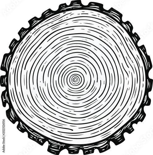 Abstract Black and White Spiral Circle Pattern Vector Illustration with Fingerprint Tunnel and Swirl Texture Design