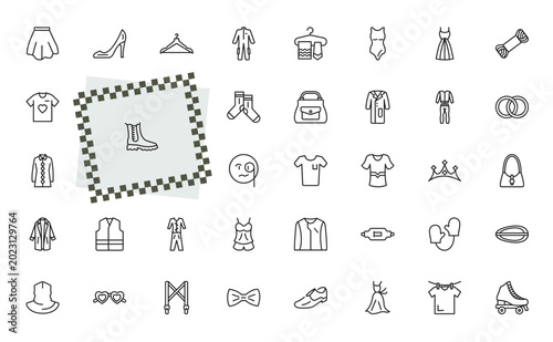 Slika na platnu outline fashion collection