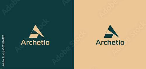 Modern and professional construction & architecture logo template suitable for real estate companies, engineering firms, contractors, property developers, and urban design businesses.