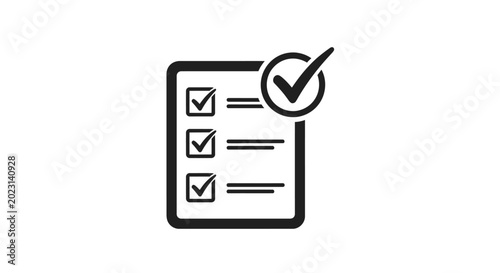 Foto Checklist icon with verified tasks.