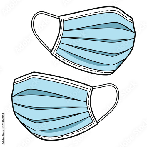 medical face mask vector illustration