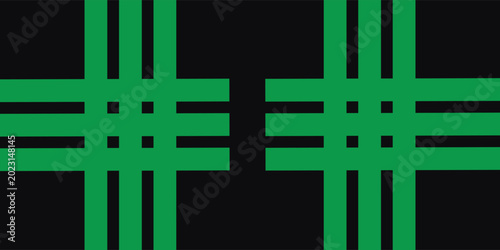 Photos Abstract background with vertical green and black stripes