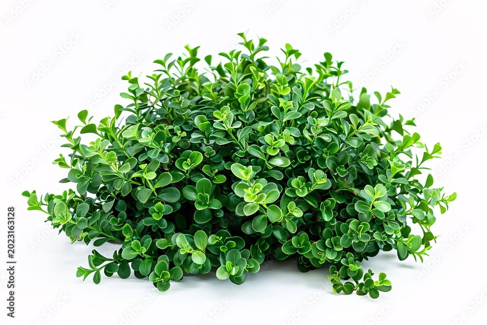 Fototapeta premium green bush isolated white background
