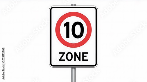 Speed limit sign, traffic sign, road sign, zone sign, speed zone indicator