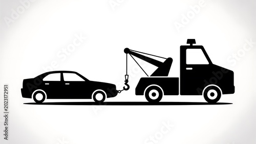 Tow truck, car towing, vehicle recovery, roadside assistance