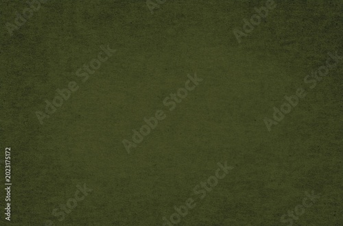 Dark olive green paper background with vertical striped texture and vintage appearance for decorative designs. Luxury background of dark olive velvet. Military Green
