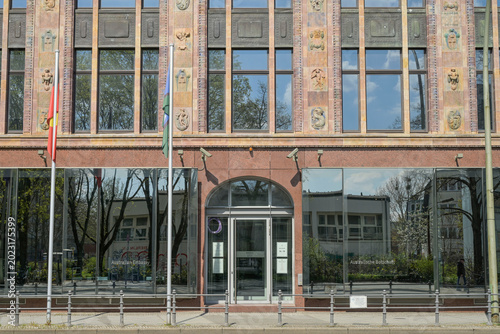 Bild auf Leinwand Botschaft Australien, Wallstraße, Mitte, Berlin, Deutschland