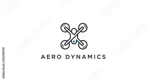 Tableau sur toile Logo design for Aero Dynamics company.