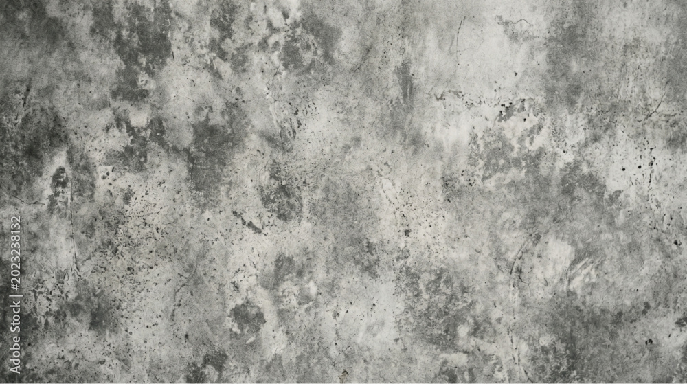Obraz premium Abstract grey concrete wall texture background for design. Grungy scratched mottled cement surface industrial backdrop. High resolution textured dark stone finish background.