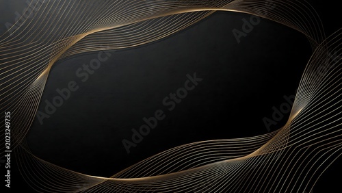 Golden mesh texture background with black center