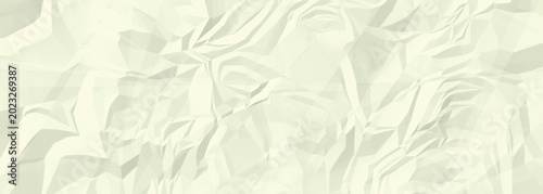 Tablou pe pânză A crumpled pale green background with abstract shapes and folds