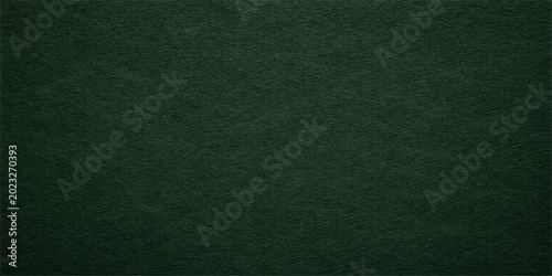 A blank dark green felt fabric texture forms an empty textured surface backdrop, perfect as a poker table cloth background or wallpaper pattern design