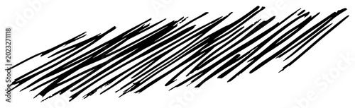 Canvastavla Diagonal hatching lines for shading and texture in hand drawn ink style