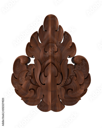 Khmer Art wooden