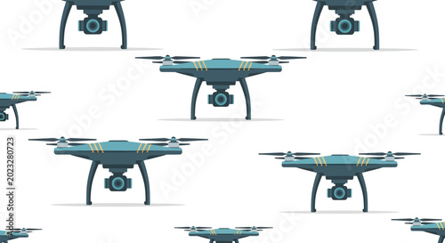 Quadro su tela Drone Pattern