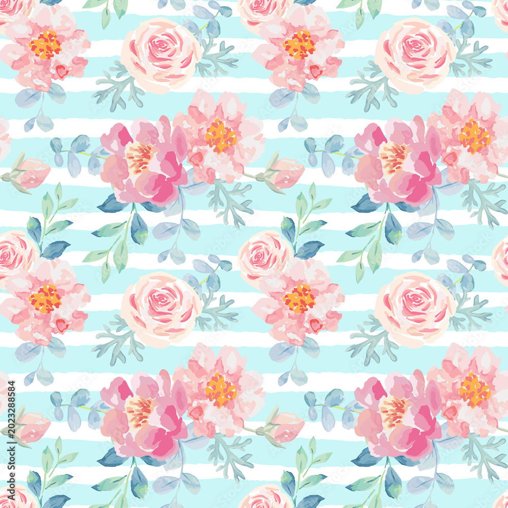 Obraz premium seamless floral pattern