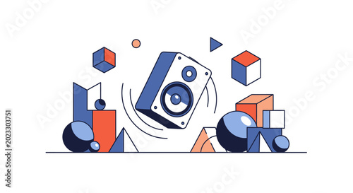 Abstract Speaker Sound Shapes